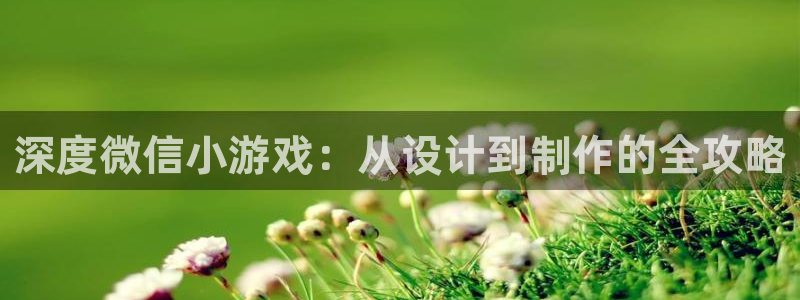 沐鸣2娱乐平台登录：深度微信小游戏：从设计到制作的全攻略