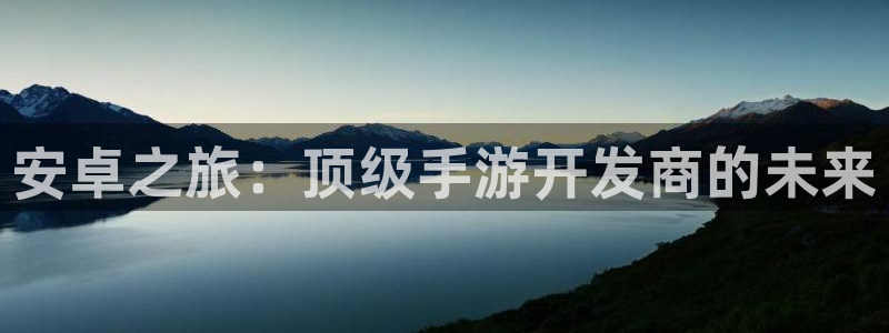 沐鸣2撤35994还和：安卓之旅：顶级手游开发商的未来